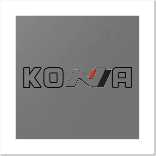 Kona N (Smaller) Logo also transparent Posters and Art